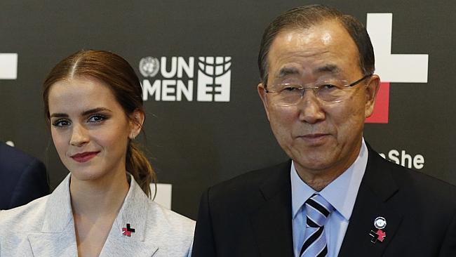 Miss Emma Watson with General Ban-Ki moon