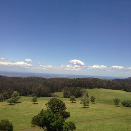 The ocean views from the top of Macquarie Pass