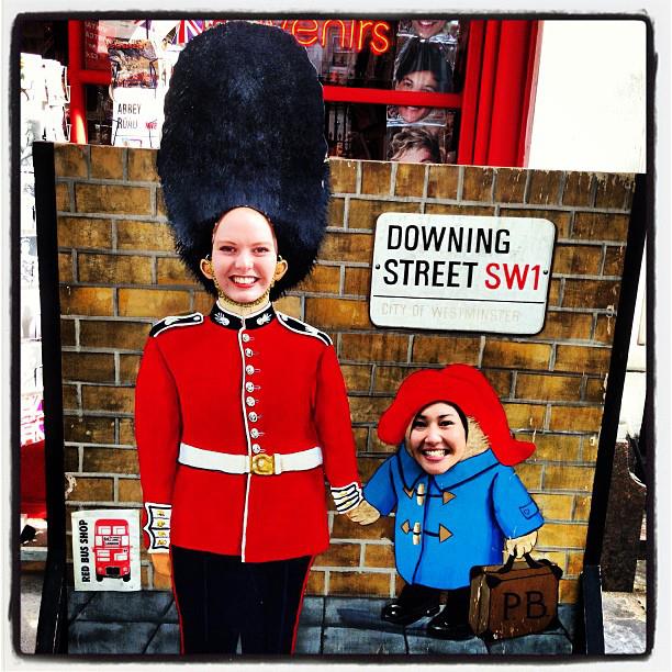 Being silly and having fun with my housemate in London. And it also leaves you some hilarious photos!