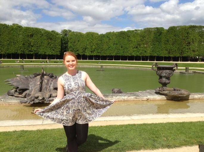 Being fancy at the Palace of Versailles. 