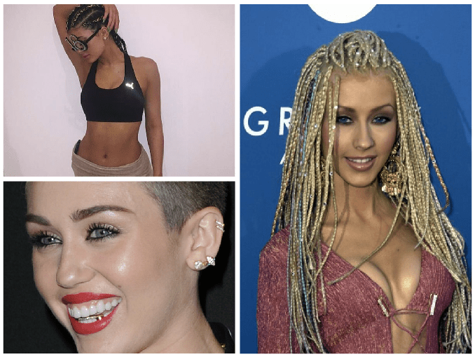 Black cultural appropriation by celebrities: Kylie Jenner, Miley Cyrus and Christina Aguilera 